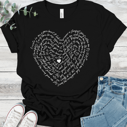 Scripture Heart Premium T-Shirt