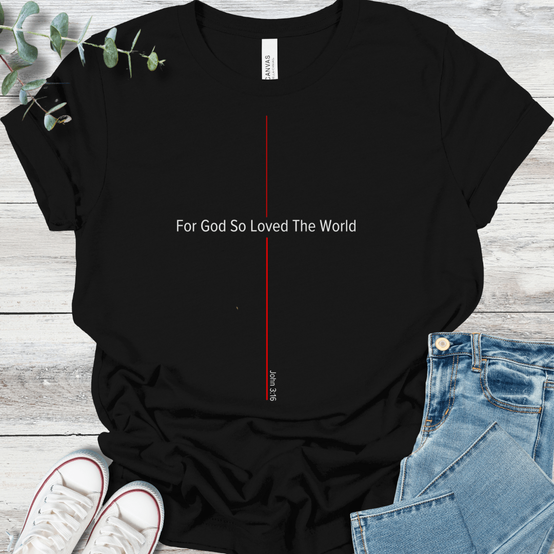 God So Loved Premium T-Shirt