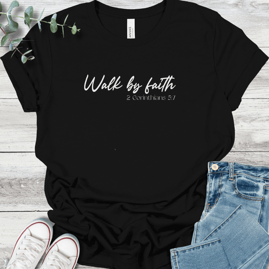 Walk By Faith Premium T-Shirt