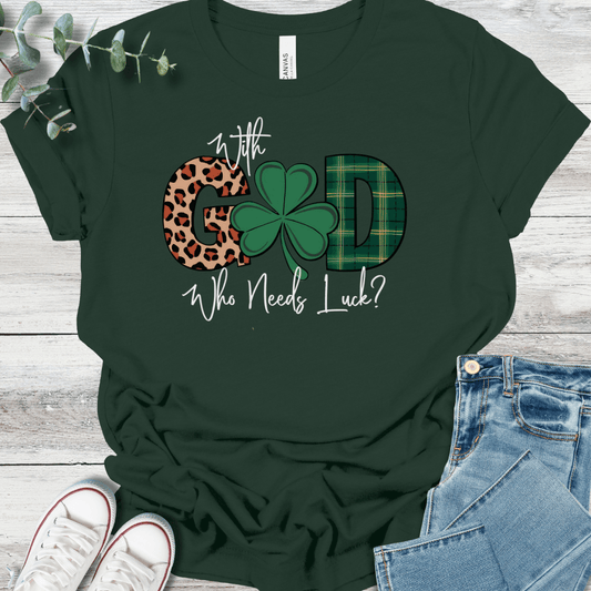 Who Needs Luck? Premium T-Shirt