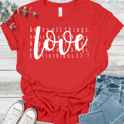 Love Like 1 Cor. 13 Premium T-Shirt